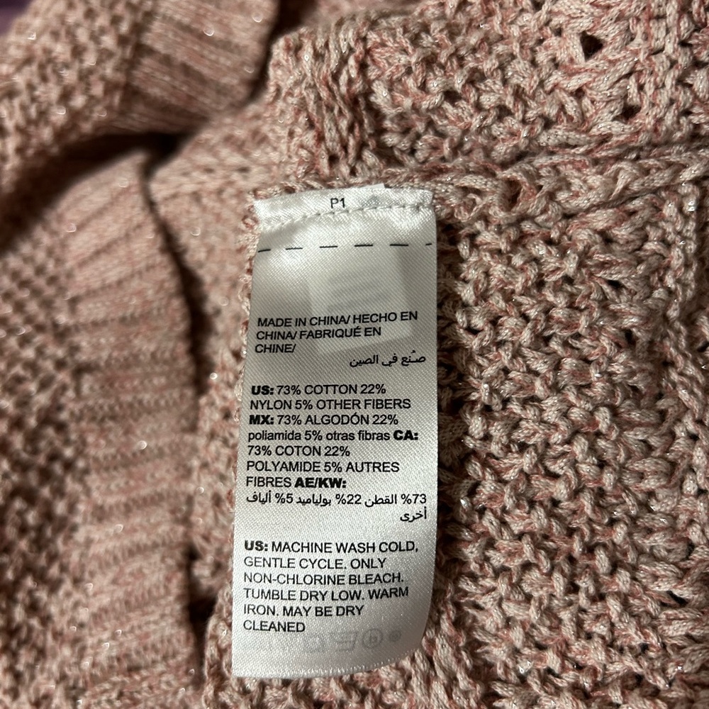 NWT Chicos 3/4 length sweater, very pretty, size large (Chicos size 2) - Picture 8 of 8